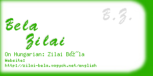 bela zilai business card